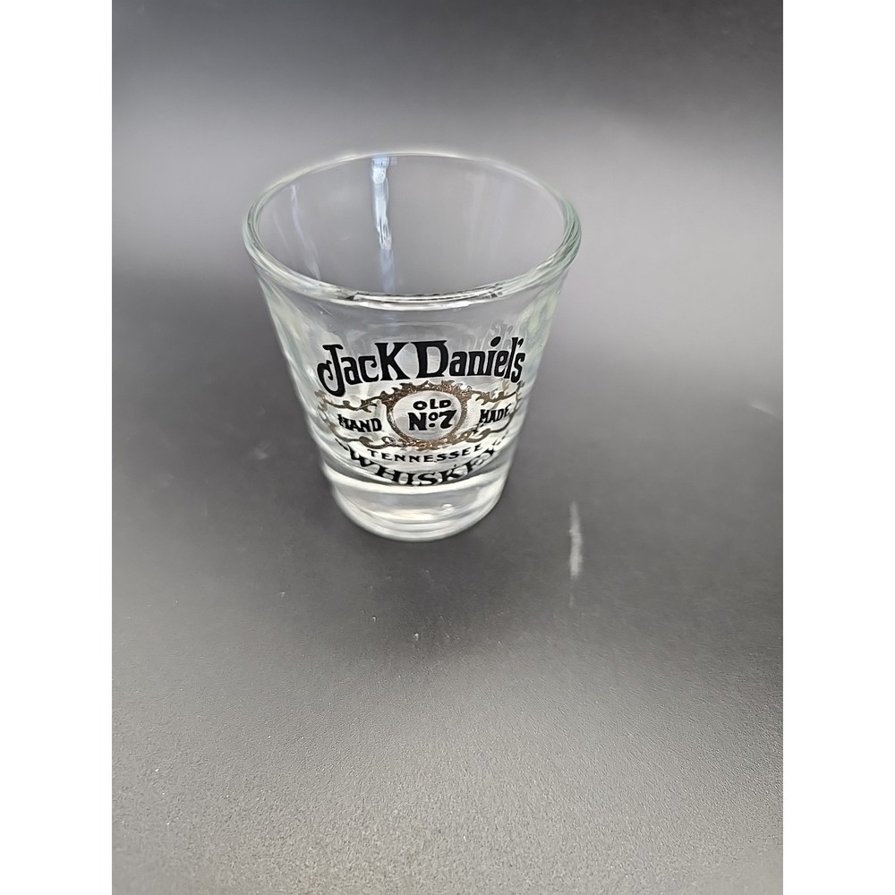 Jack Daniel's Shot glass Old No.7 Whiskey barware promo ad souvenir‎ novelty